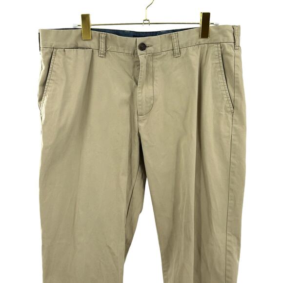 Tommy Hilfiger Custom Fit Khaki Tan Chino Pants Mens 38 x 30 Business Casual - Picture 6 of 9